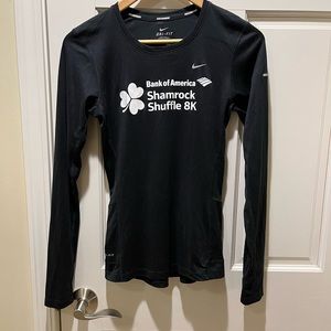 Nike dri-fit long Miler sleeve shirt-Shamrock Shuffle branded